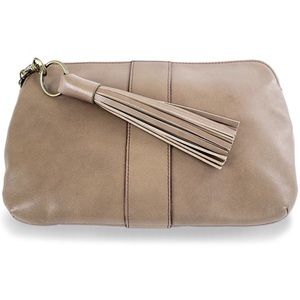 Bosca Mattie Zip Pouch in Tan